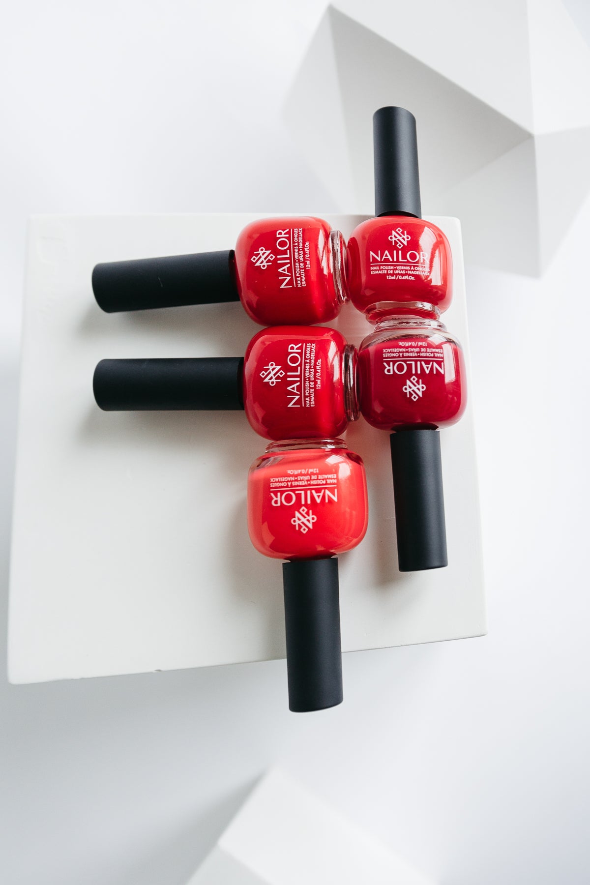 red colours nail polish